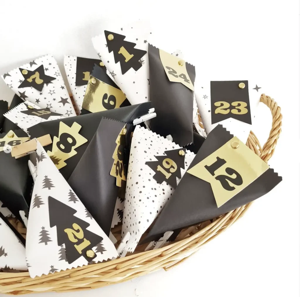 adventskalender maken voor kerst of andere gelegenheden