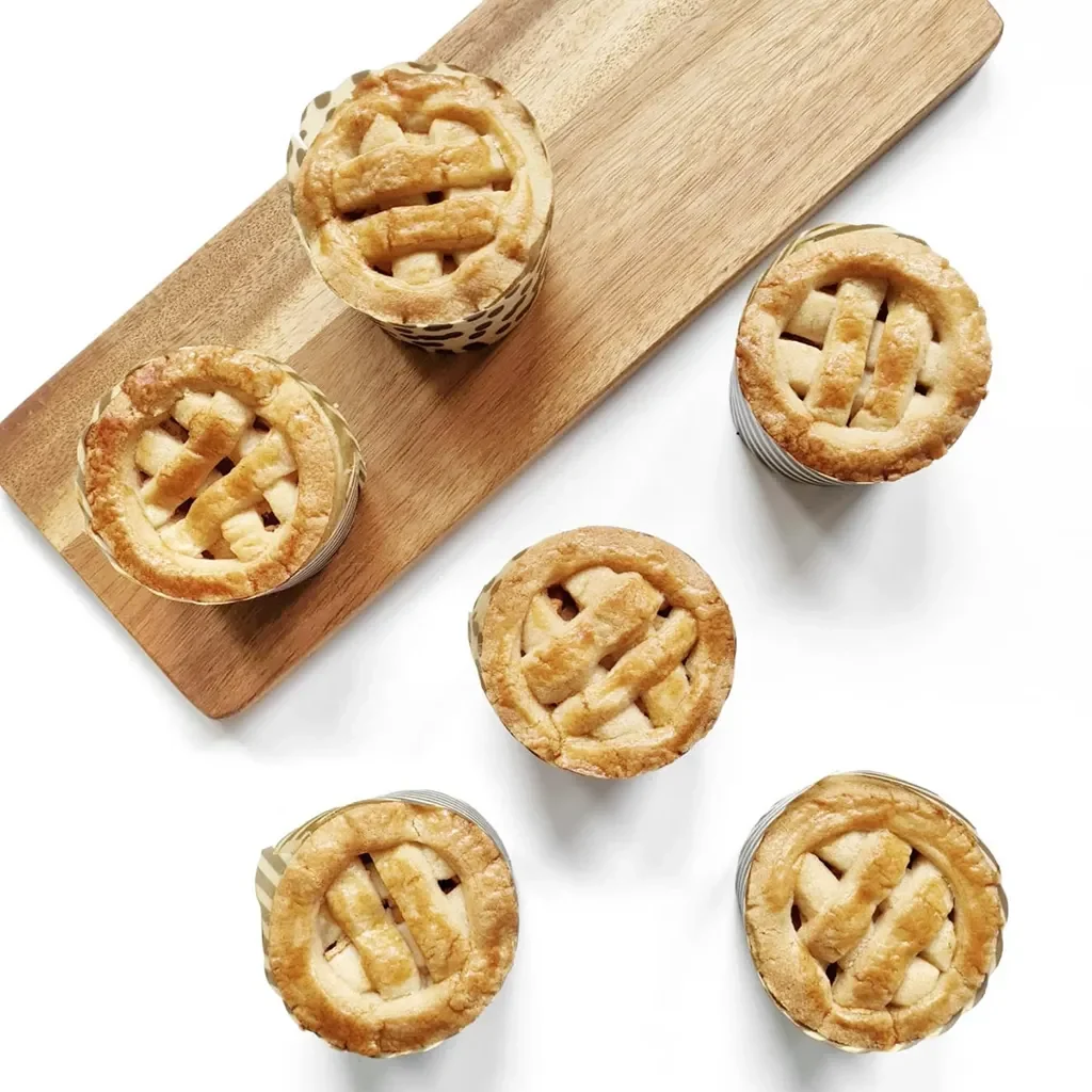 kleine appeltaartjes om uit te delen