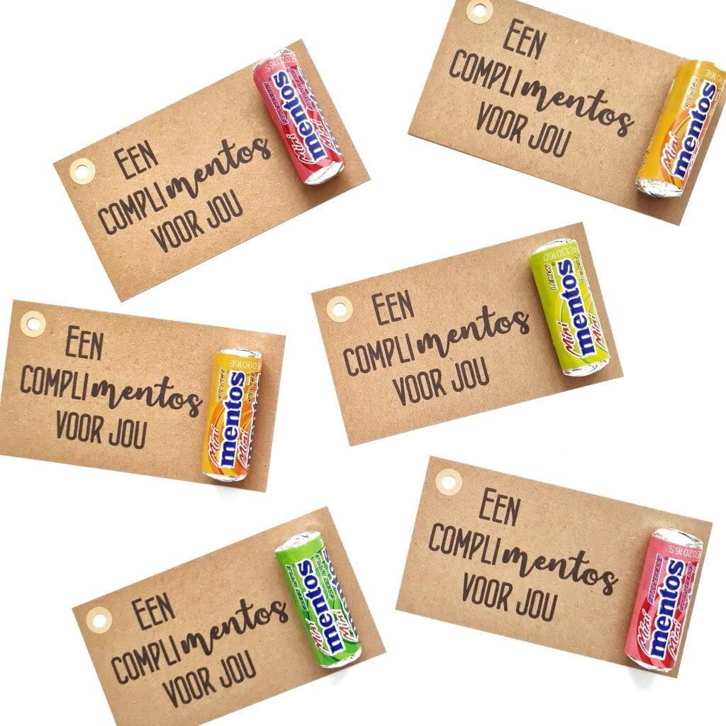 Een traktatie als je trots bent op iemand en een compliment wilt geven