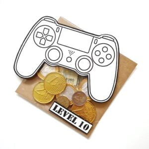Geld cadeau voor gamers met nintendo