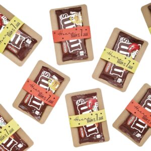 Een makkelijke traktatie voor 7 jarige met m&m's