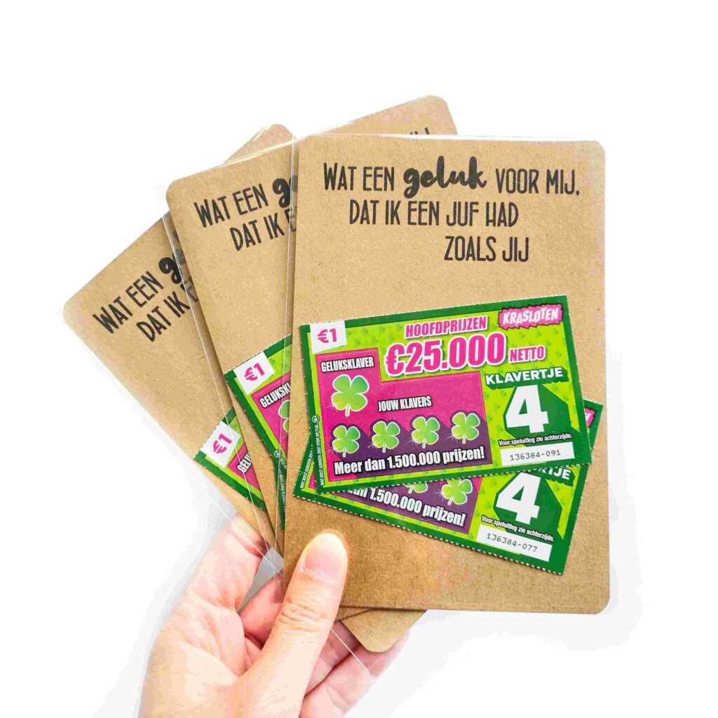 Een bedankje voor de juf, meester, trainer of je klasgenoot aan het einde van het jaar