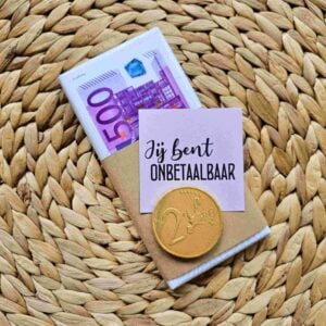 Een kleinigheidje om cadeau te doen aan iemand die je wilt bedanken of wilt laten weten dat hij of zij belangrijk is