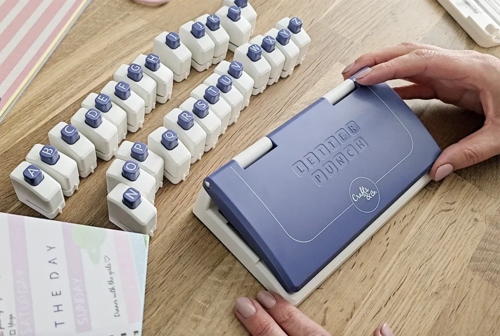 inhoud van een word punch board pakket