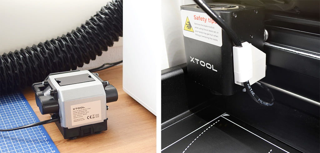 air assist bij xTool M1