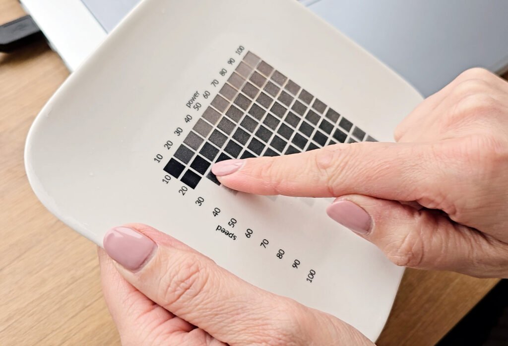 settings for engraving ceramic tiles and plates