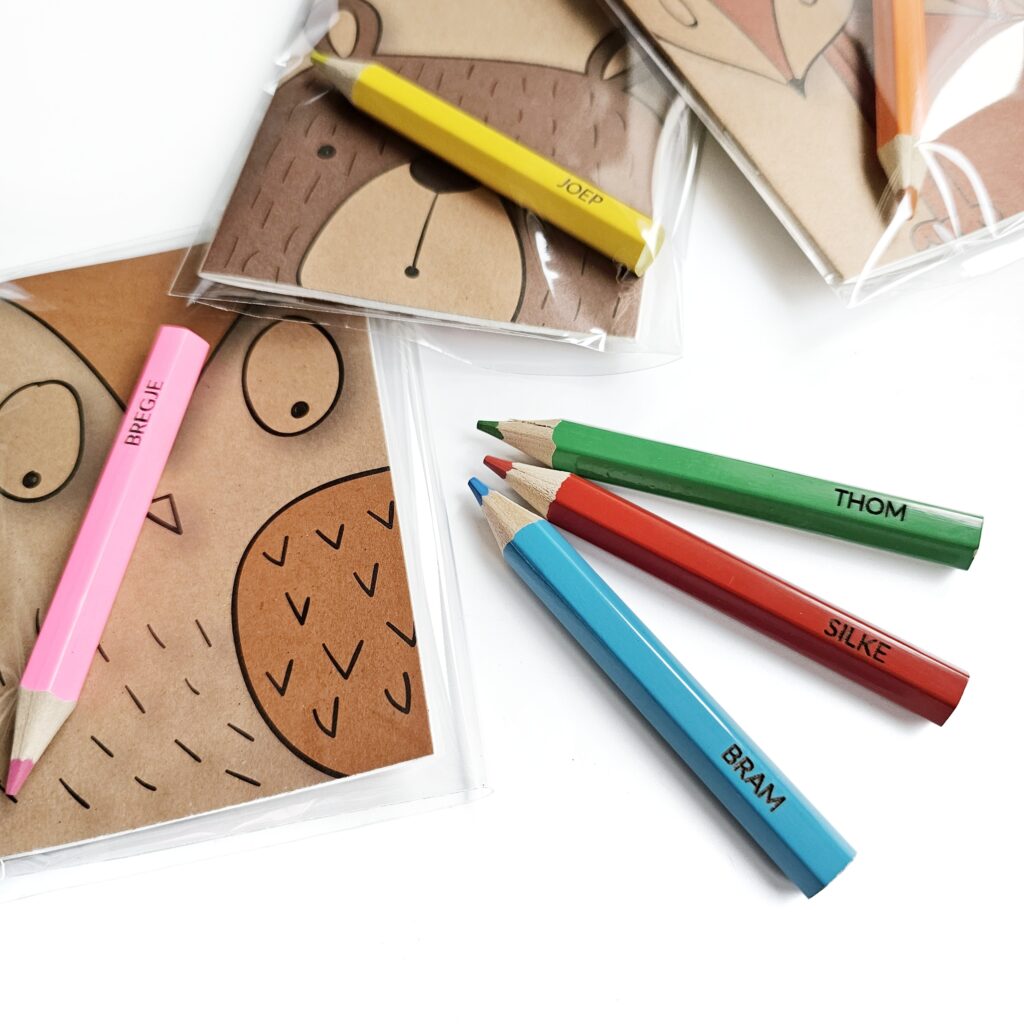 potloden gegraveerd met xTool M1