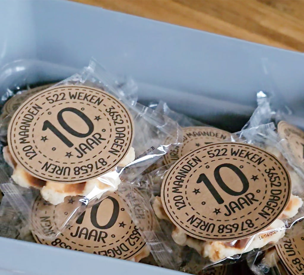 traktatie voor 10 jarige met gratis printable