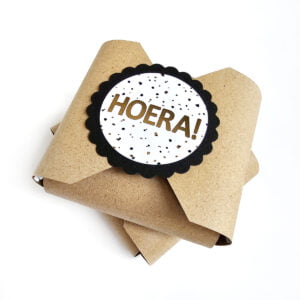 DIY traktatie wikkel maken