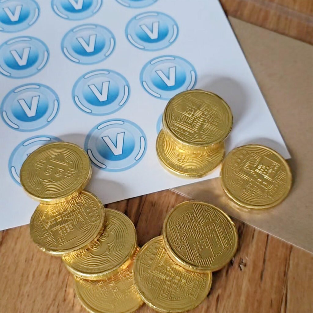 v-bucks maken van chocoladegeld