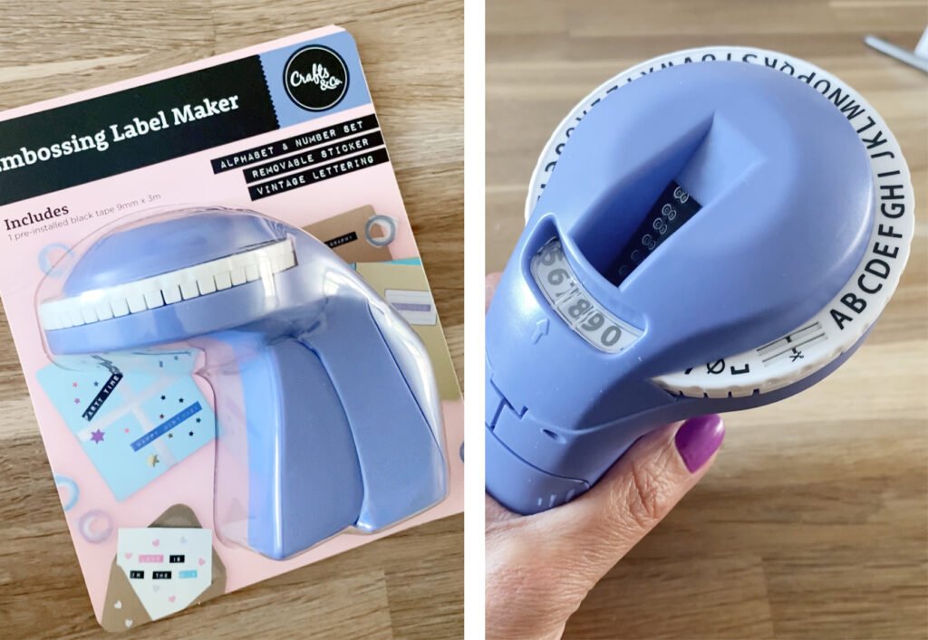 review label maker van action van crafts & co