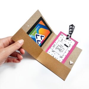 cadeaukaart leuk verpakken
